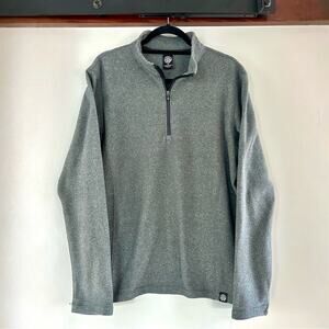 REI Co-op Gray Quarter Zip Fleece Pullover Jacket Size M
